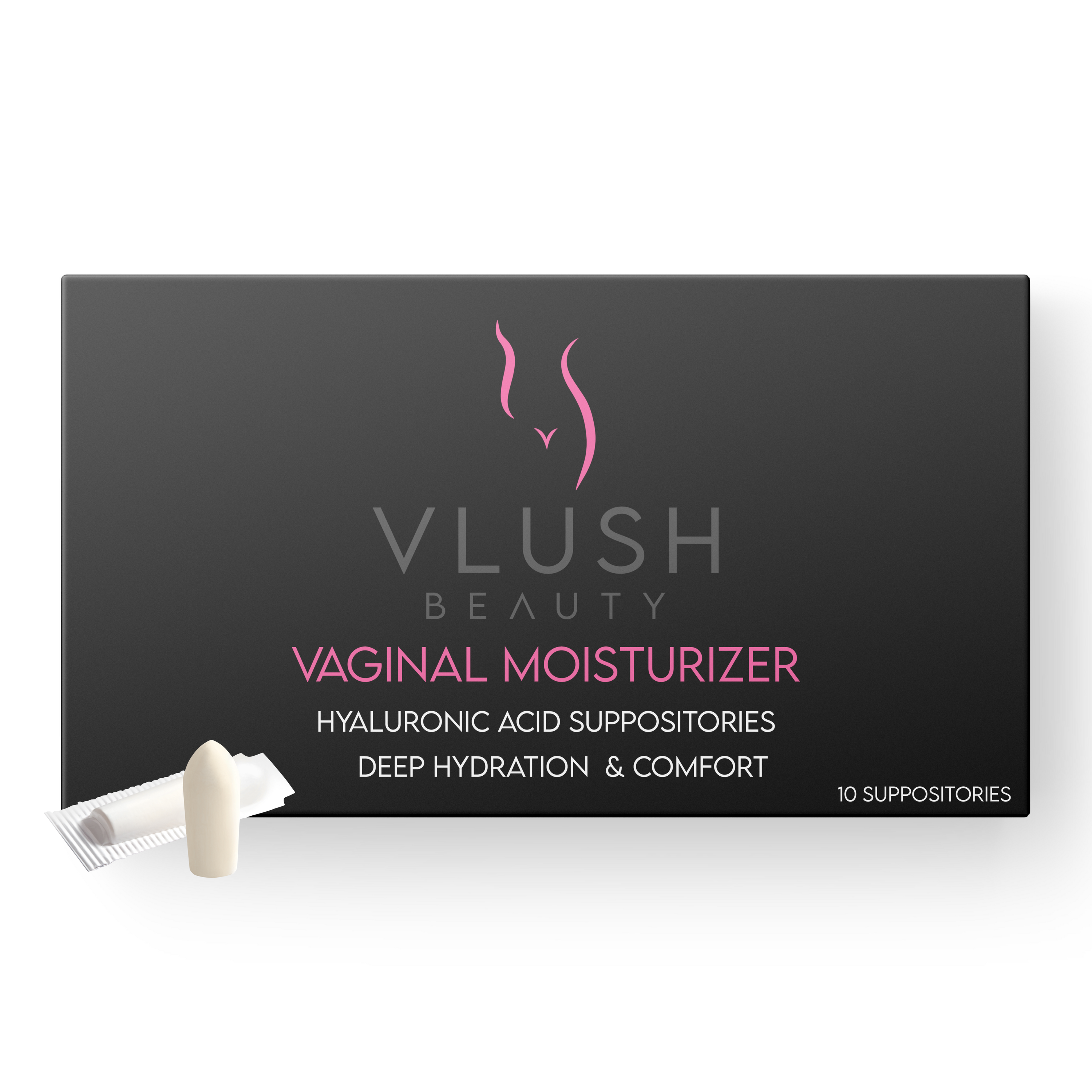 BLACK FRIDAY SALE- Hyaluronic Vaginal Suppositories- 1 Month Supply (10 pack)
